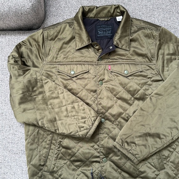 Levi’s Thermore Insulated Button Up Jacket Men’s Sz XL - Picture 2 of 10